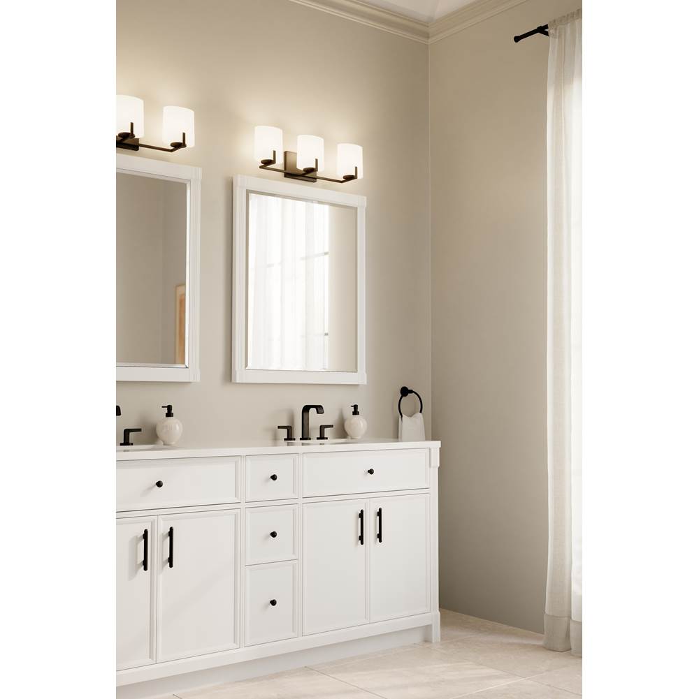 Minka-Lavery 12433-899 Dark Matte Black Mirelle 25'' 3-light Vanity Image 4