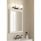 Minka-Lavery 12433-899 Dark Matte Black Mirelle 25'' 3-light Vanity Image 3