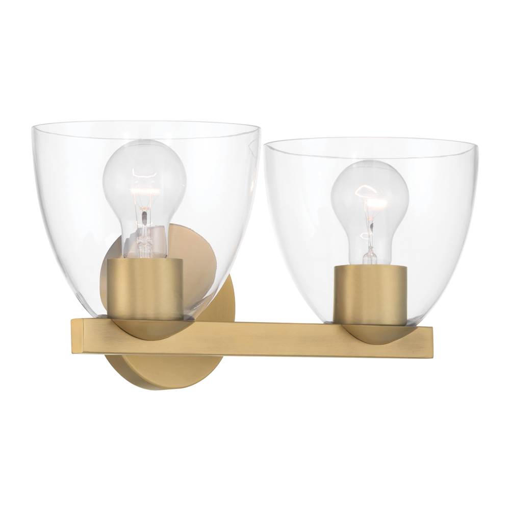 Minka-Lavery 12482-732 Legacy Brass Noellea 15.25'' 2-light Vanity Image 5