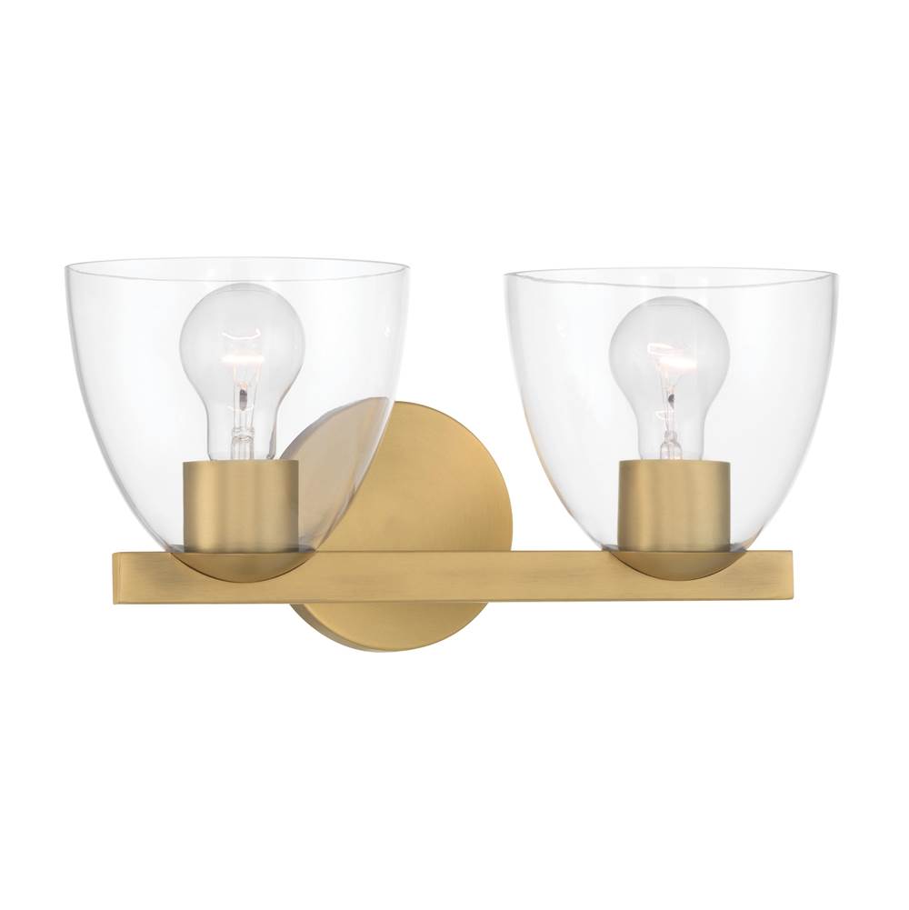 Minka-Lavery 12482-732 Legacy Brass Noellea 15.25'' 2-light Vanity Image 1