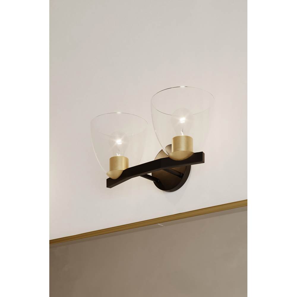 Minka-Lavery 12482-796 Dark Bronze Noellea 15.25'' 2-light Vanity Image 3