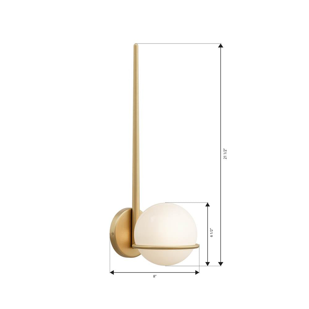 Minka-Lavery 12501-732 Legacy Brass Orstyn 22.25'' High 1-light Wall Sconce Image 2