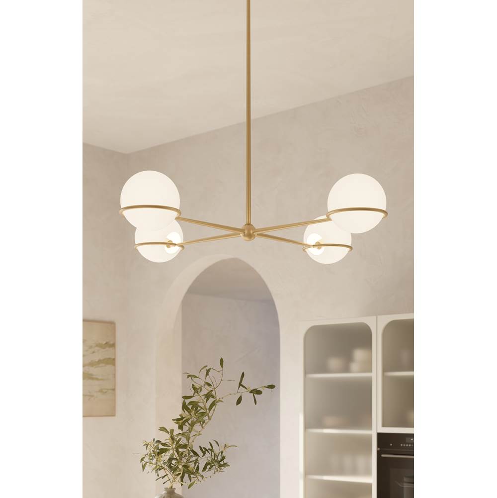 Minka-Lavery 12505-732 Legacy Brass Orstyn 48'' 4-light Chandelier Image 3