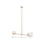 Minka-Lavery 12507-732 Legacy Brass Orstyn 52'' 2-light Linear Chandelier Image 2