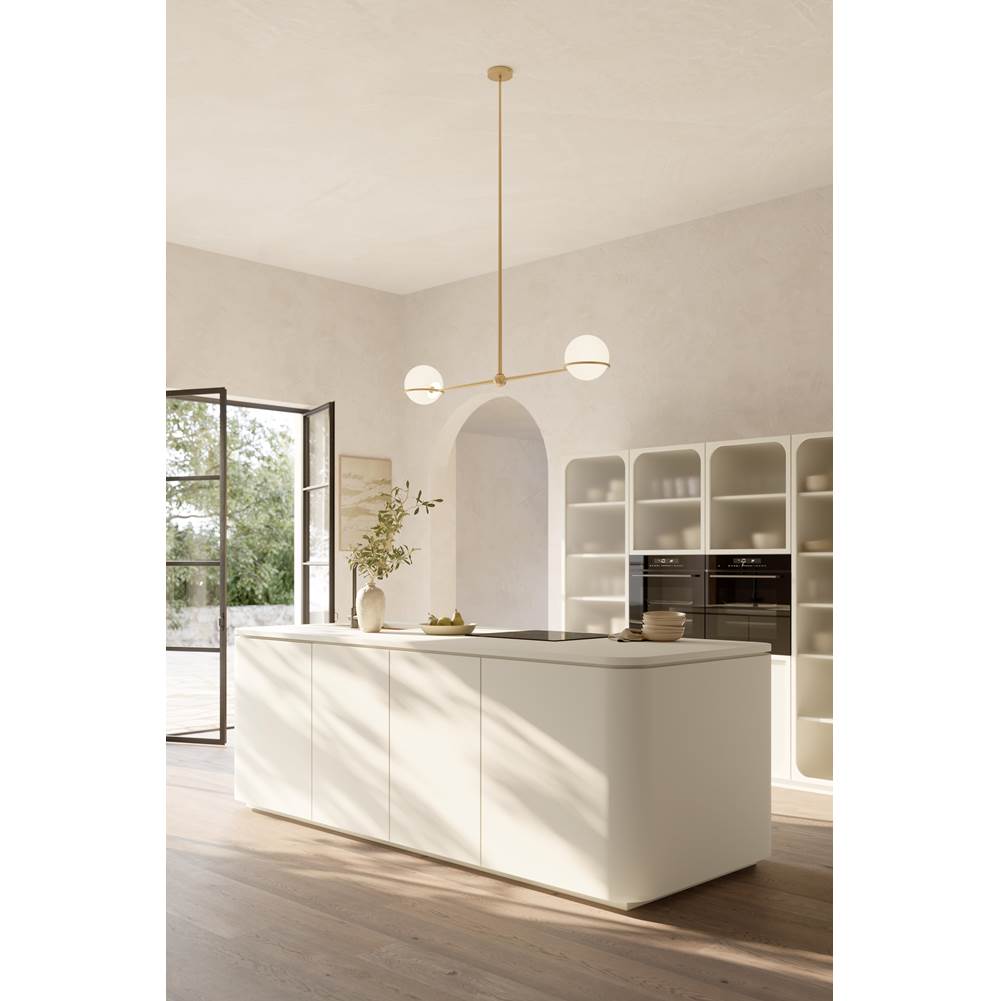Minka-Lavery 12507-732 Legacy Brass Orstyn 52'' 2-light Linear Chandelier Image 4