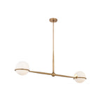 Minka-Lavery 12507-732 Legacy Brass Orstyn 52'' 2-light Linear Chandelier Image 1