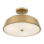 Minka-Lavery 12625-732 Legacy Brass Trellwyn 15'' 3-light Semi-flush Mount Image 6