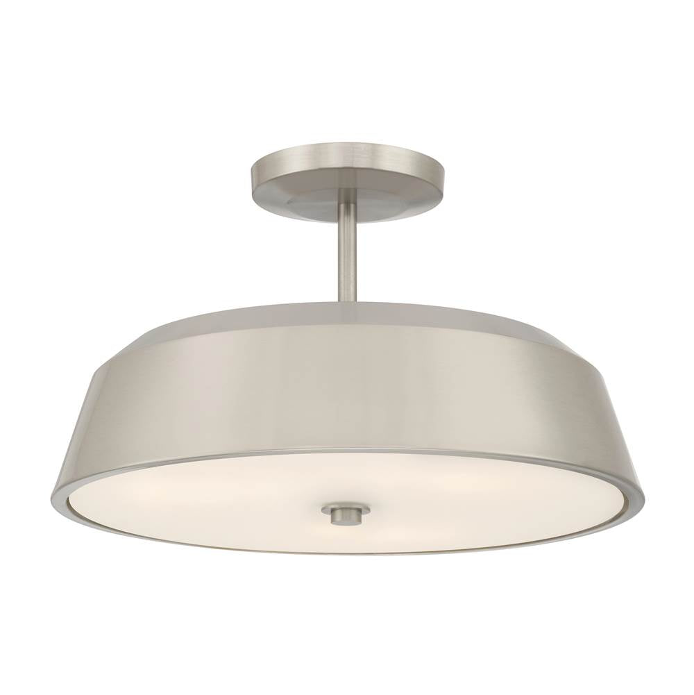 Minka-Lavery Trellwyn 15'' 3-light Semi-flush Mount