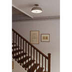 Minka-Lavery 12625-84 Brushed Nickel Trellwyn 15'' 3-light Semi-flush Mount Image 3