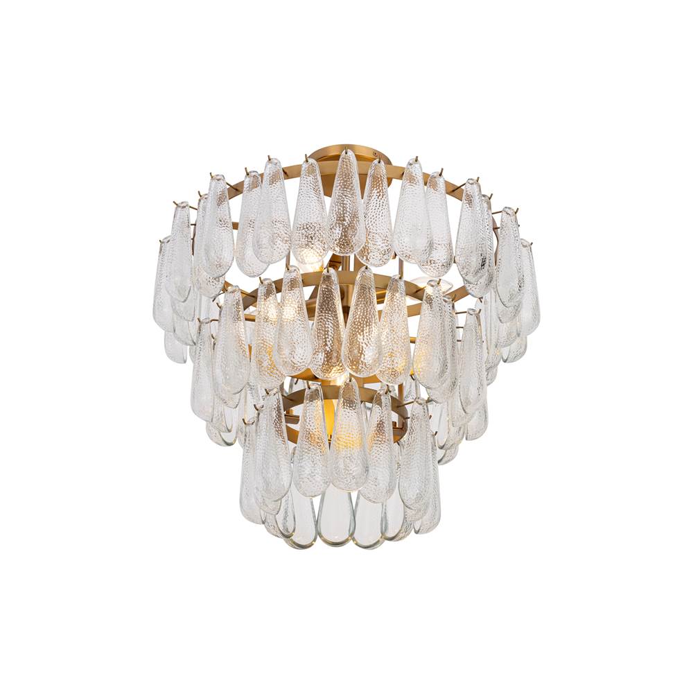Minka-Lavery 12654-732 Legacy Brass Vionne 21.5'' 5-light Semi-flush Mount Image 5