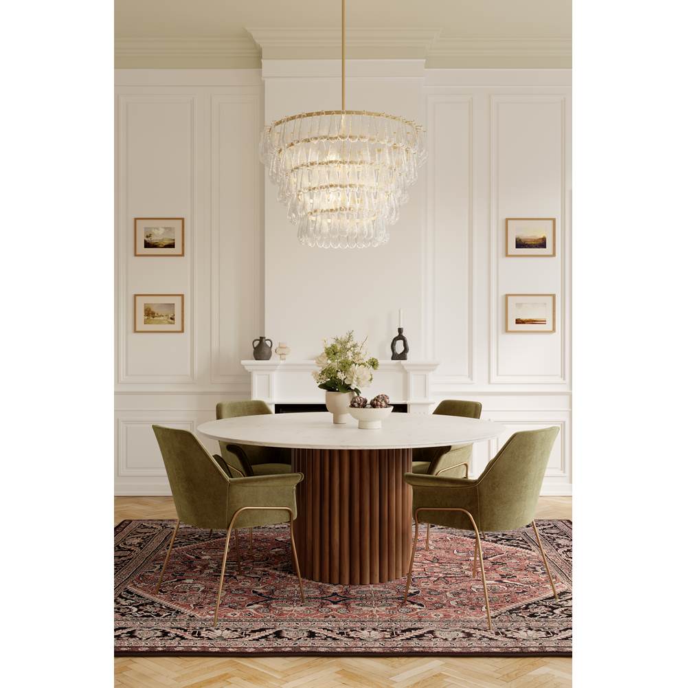 Minka-Lavery 12656-732 Legacy Brass Vionne 35'' 8-light Pendant Image 3