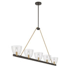 Minka-Lavery 12727-796 Dark Bronze Noellea 61'' 5-light Linear Chandelier Image 7