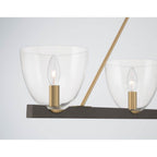 Minka-Lavery 12727-796 Dark Bronze Noellea 61'' 5-light Linear Chandelier Image 6