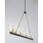 Minka-Lavery 12727-796 Dark Bronze Noellea 61'' 5-light Linear Chandelier Image 5