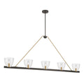 Minka-Lavery 12727-796 Dark Bronze Noellea 61'' 5-light Linear Chandelier Image 1