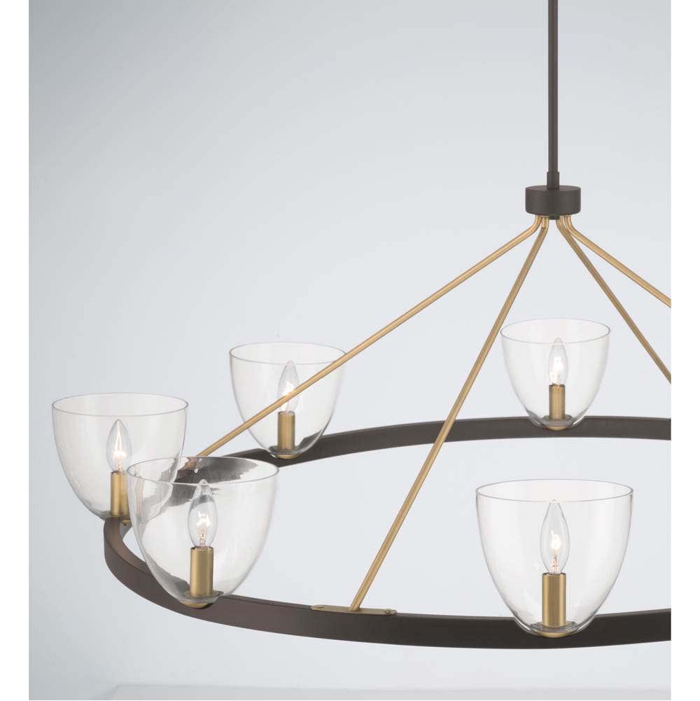 Minka-Lavery 12728-796 Dark Bronze Noellea 50'' 8-light Chandelier Image 5