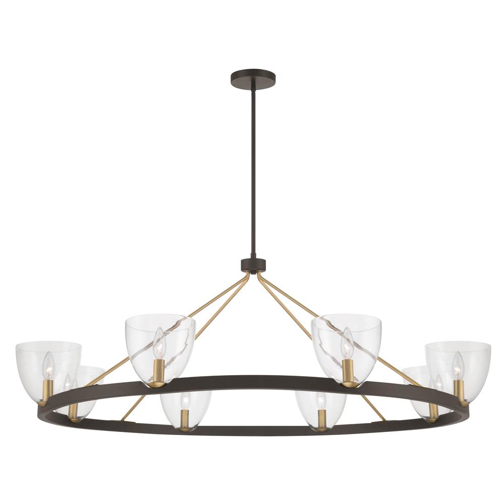Minka-Lavery 12728-796 Dark Bronze Noellea 50'' 8-light Chandelier Image 1