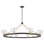 Minka-Lavery 12728-796 Dark Bronze Noellea 50'' 8-light Chandelier Image 1
