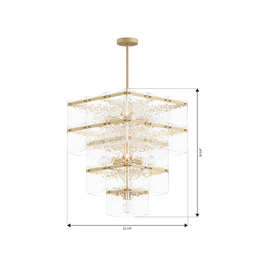 Minka-Lavery 12759-732 Legacy Brass Kiori 22.75'' 9-light Pendant Image 2