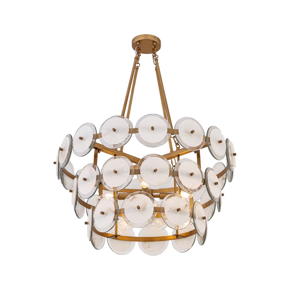 Minka-Lavery 12854-732 Legacy Brass Kintrel 28.75'' 4-light Pendant Image 5