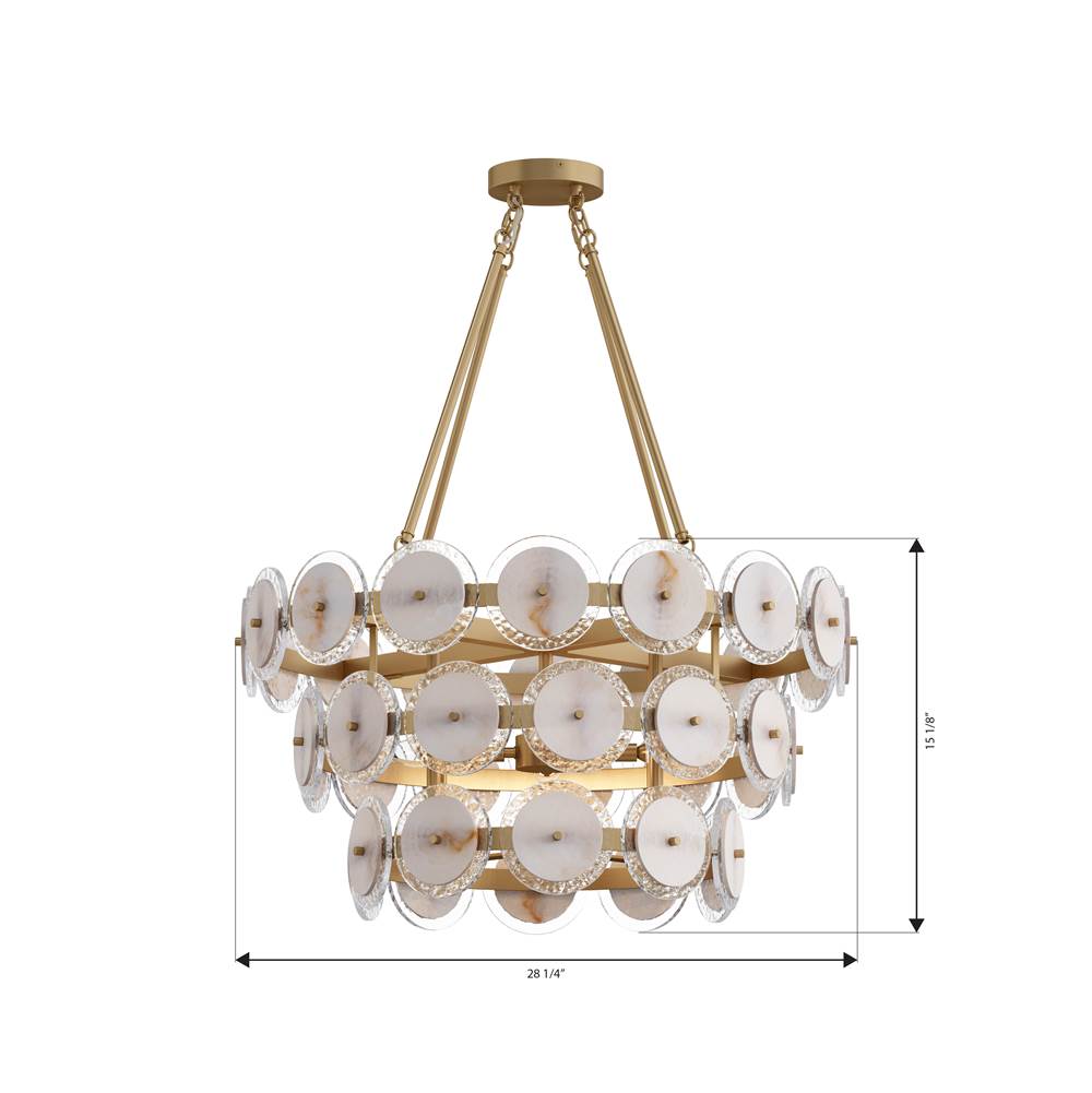Minka-Lavery 12854-732 Legacy Brass Kintrel 28.75'' 4-light Pendant Image 2
