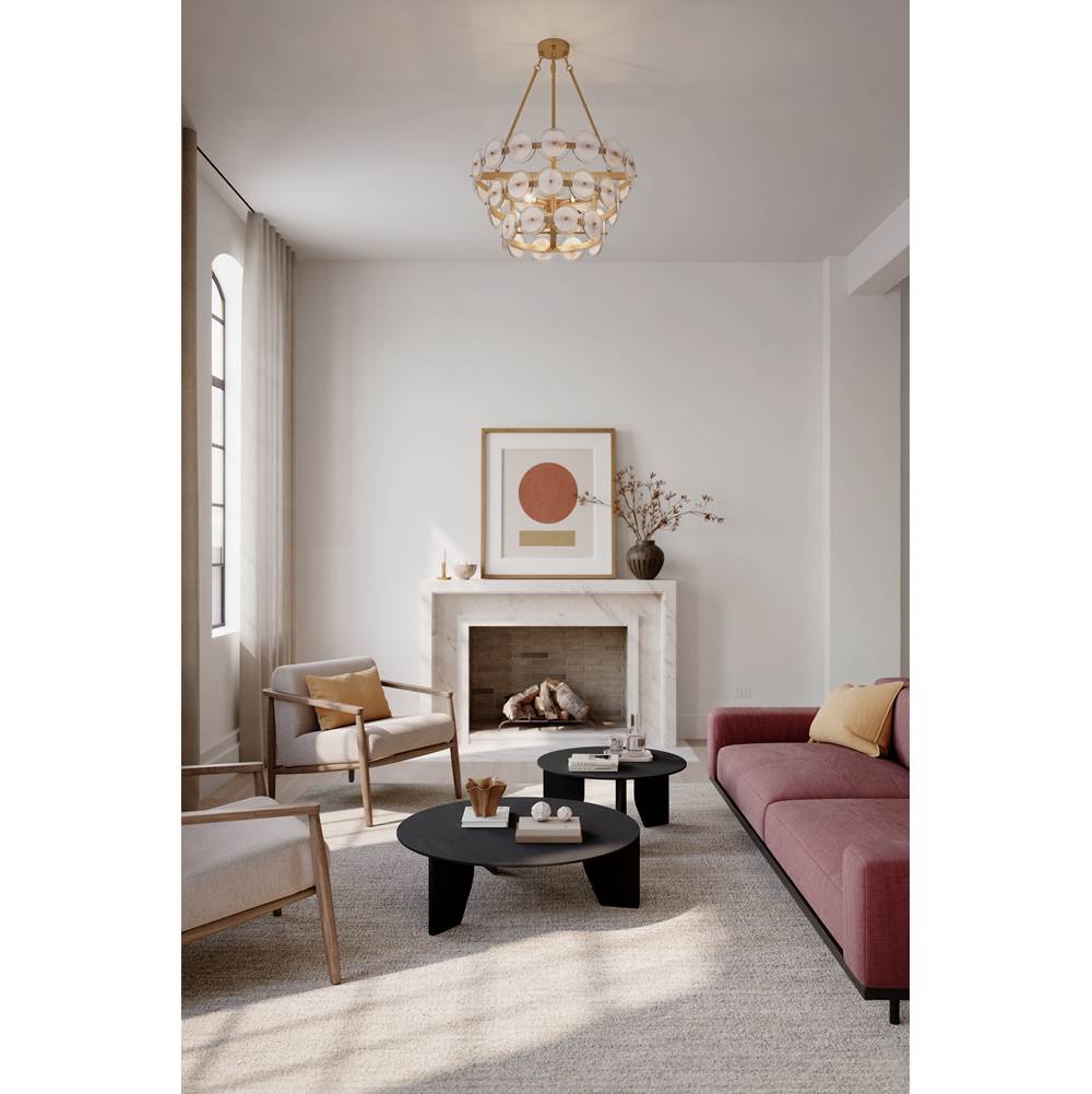 Minka-Lavery 12854-732 Legacy Brass Kintrel 28.75'' 4-light Pendant Image 3