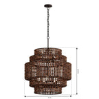 Minka-Lavery 12959-860 Dark Bronze Beaudelle 30'' 9-light Pendant Image 2