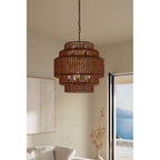 Minka-Lavery 12959-860 Dark Bronze Beaudelle 30'' 9-light Pendant Image 3
