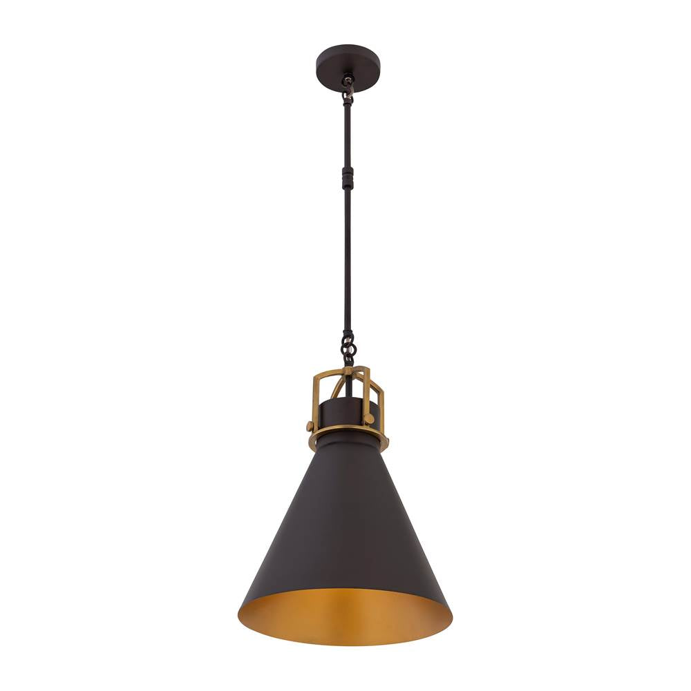 Minka-Lavery 13105-796 Dark Bronze Fenric 13.75'' 1-light Pendant Image 7