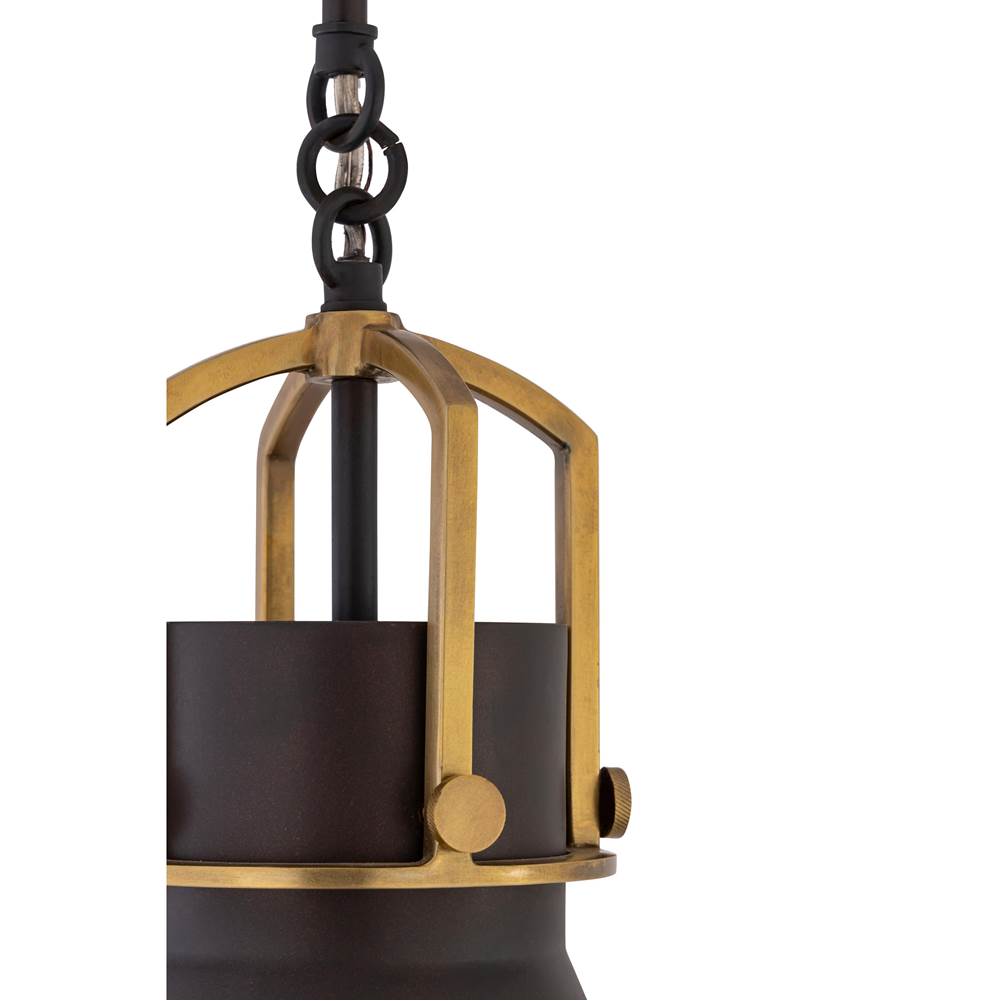Minka-Lavery 13105-796 Dark Bronze Fenric 13.75'' 1-light Pendant Image 6