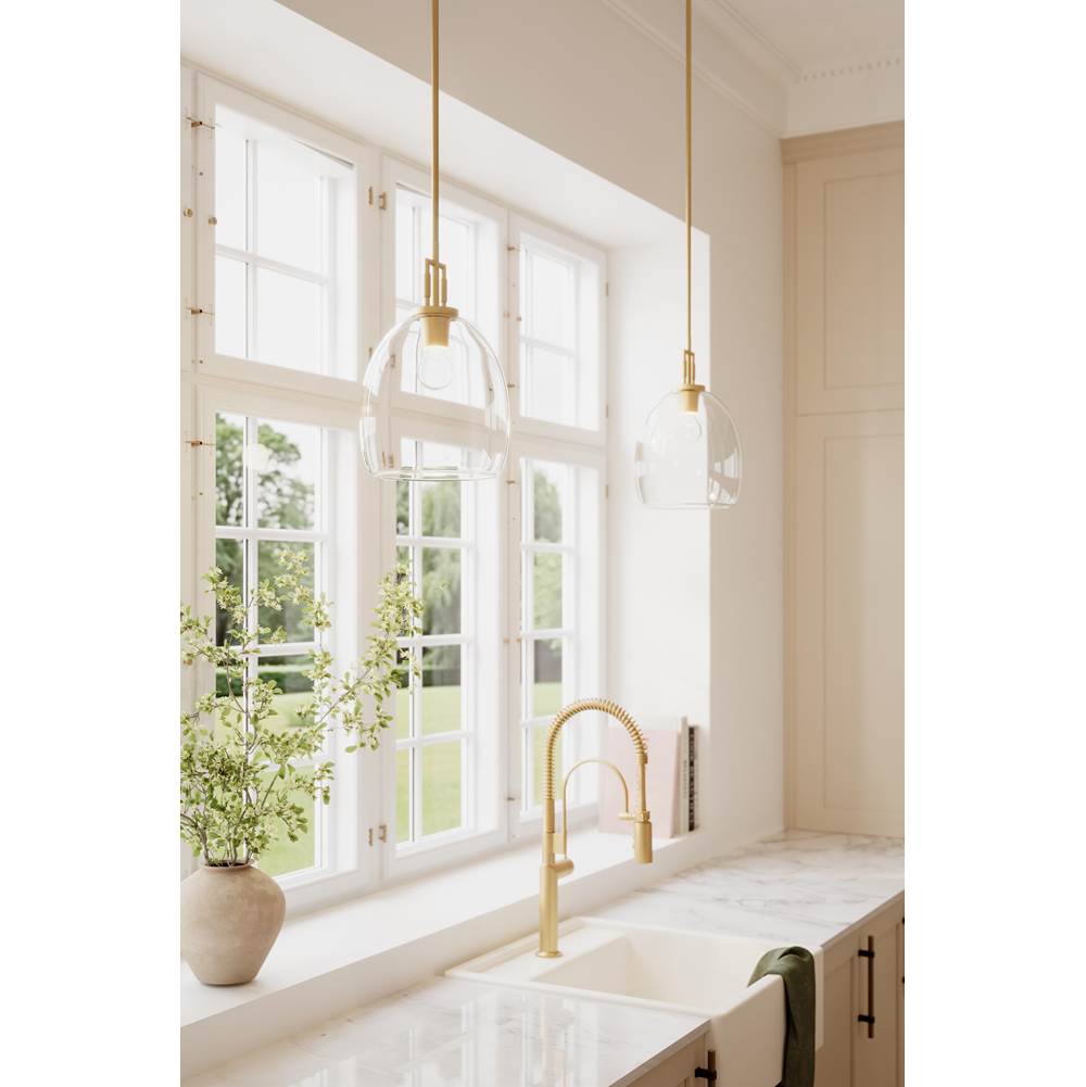 Minka-Lavery 13125-732 Legacy Brass Orbis 10'' 1-light Mini Pendant Image 4