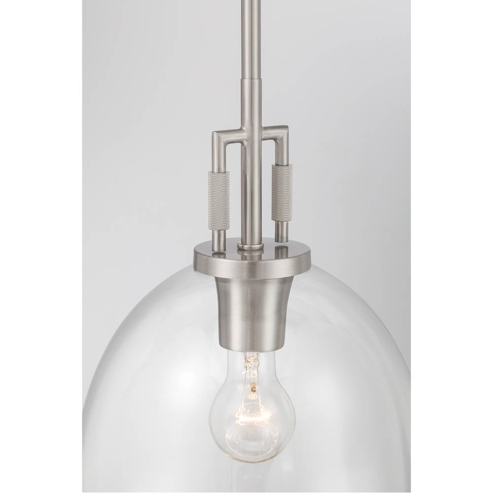 Minka-Lavery 13125-84 Brushed Nickel Orbis 10'' 1-light Mini Pendant Image 7