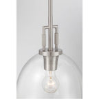 Minka-Lavery 13125-84 Brushed Nickel Orbis 10'' 1-light Mini Pendant Image 7