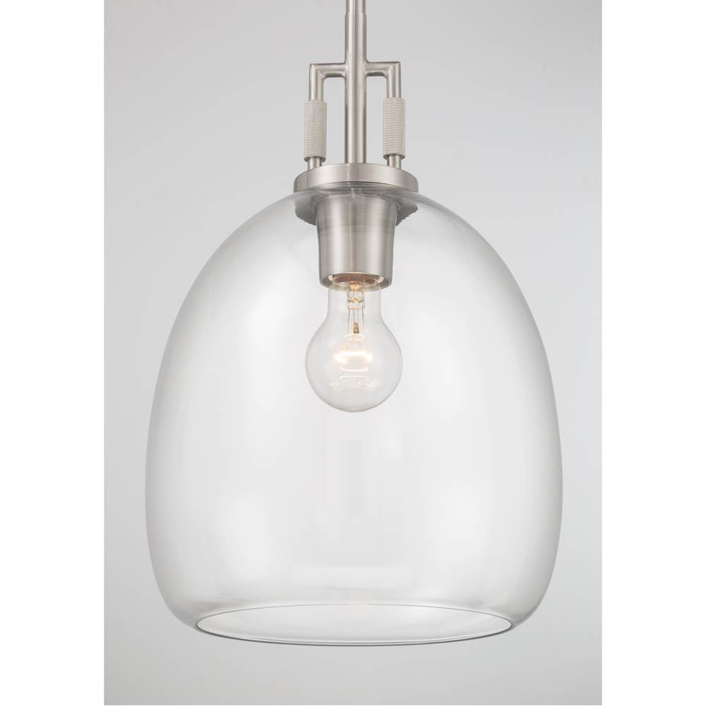 Minka-Lavery 13125-84 Brushed Nickel Orbis 10'' 1-light Mini Pendant Image 6