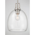 Minka-Lavery 13125-84 Brushed Nickel Orbis 10'' 1-light Mini Pendant Image 6