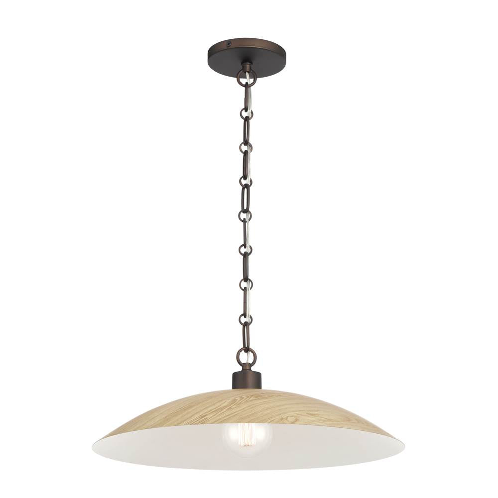 Minka-Lavery 132-860 Dark Bronze 1 Light Pendant Image 4