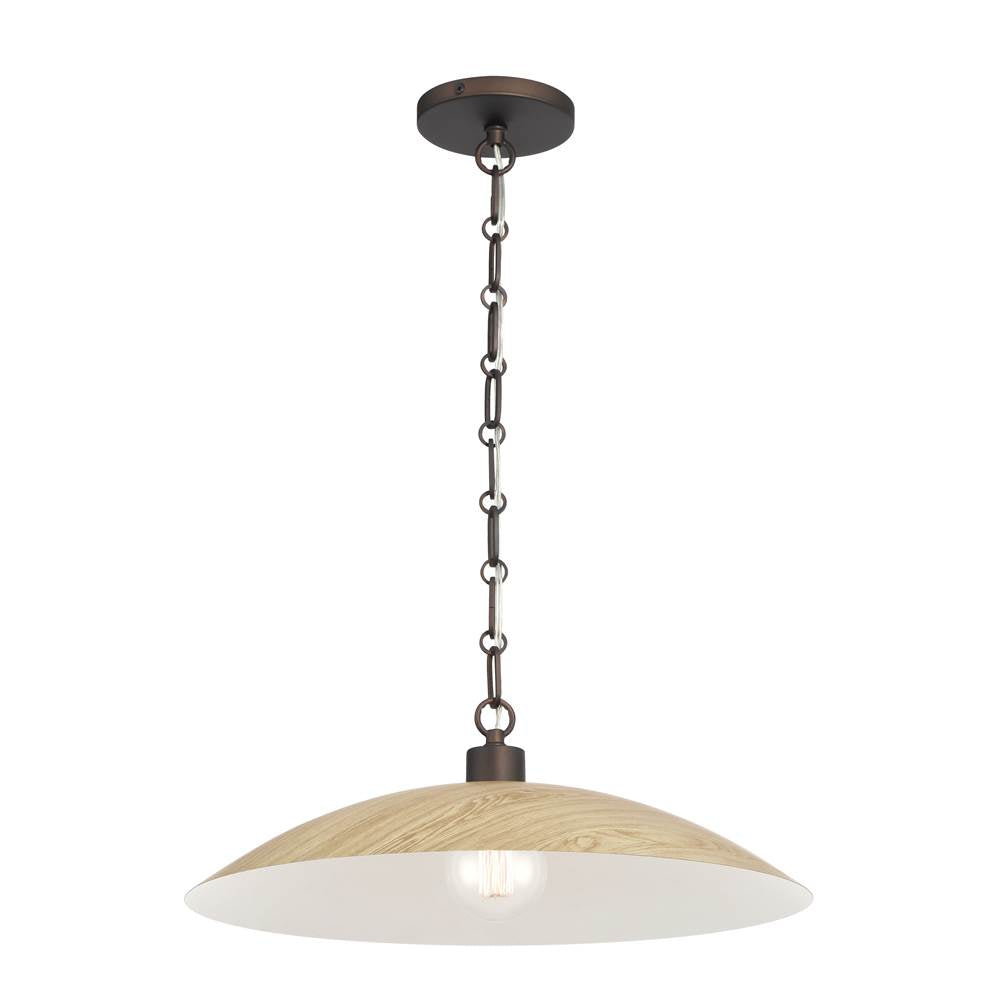 Minka-Lavery 132-860 Dark Bronze 1 Light Pendant Image 1