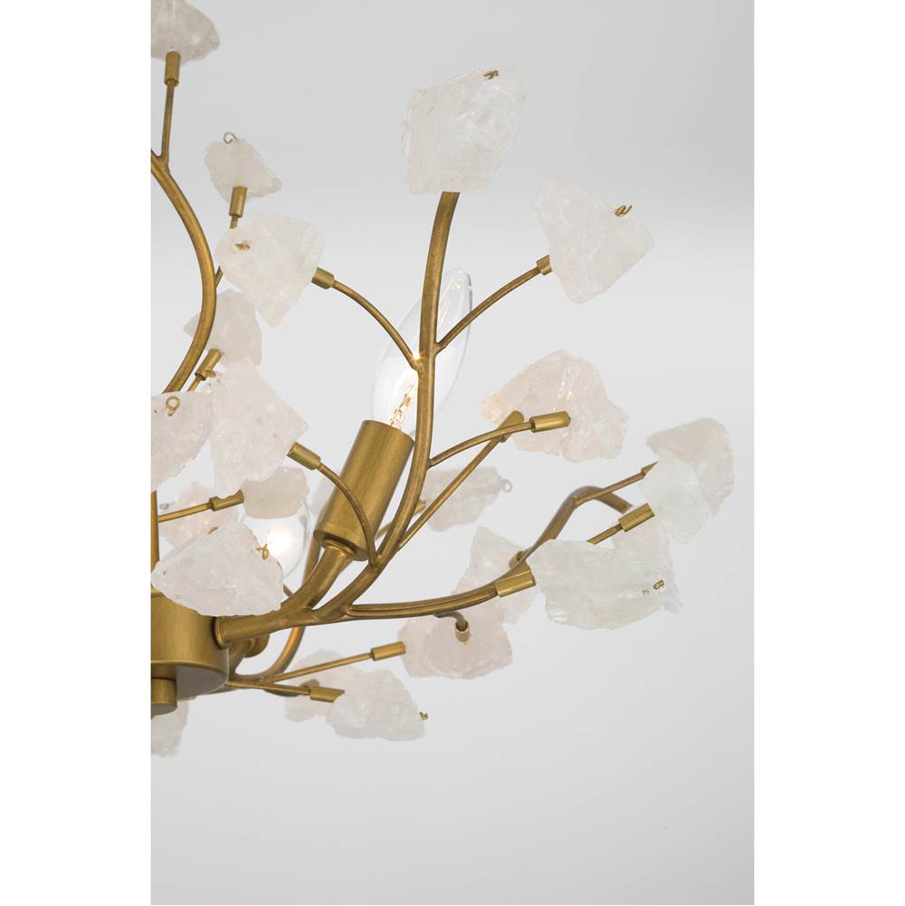 Minka-Lavery 13954-870 Painted Legacy Brass Ramus 22'' 4-light Semi-flush Mount Image 6