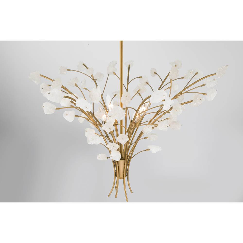 Minka-Lavery 13955-870 Painted Legacy Brass Ramus 30.5'' 4-light Chandelier Image 6