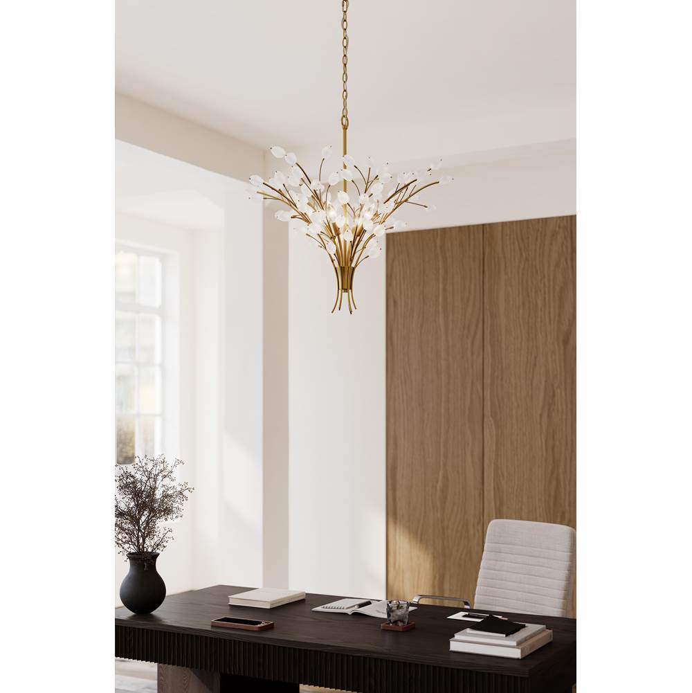 Minka-Lavery 13955-870 Painted Legacy Brass Ramus 30.5'' 4-light Chandelier Image 3