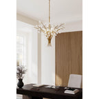 Minka-Lavery 13956-870 Painted Legacy Brass Ramus 36.25'' 6-light Chandelier Image 3