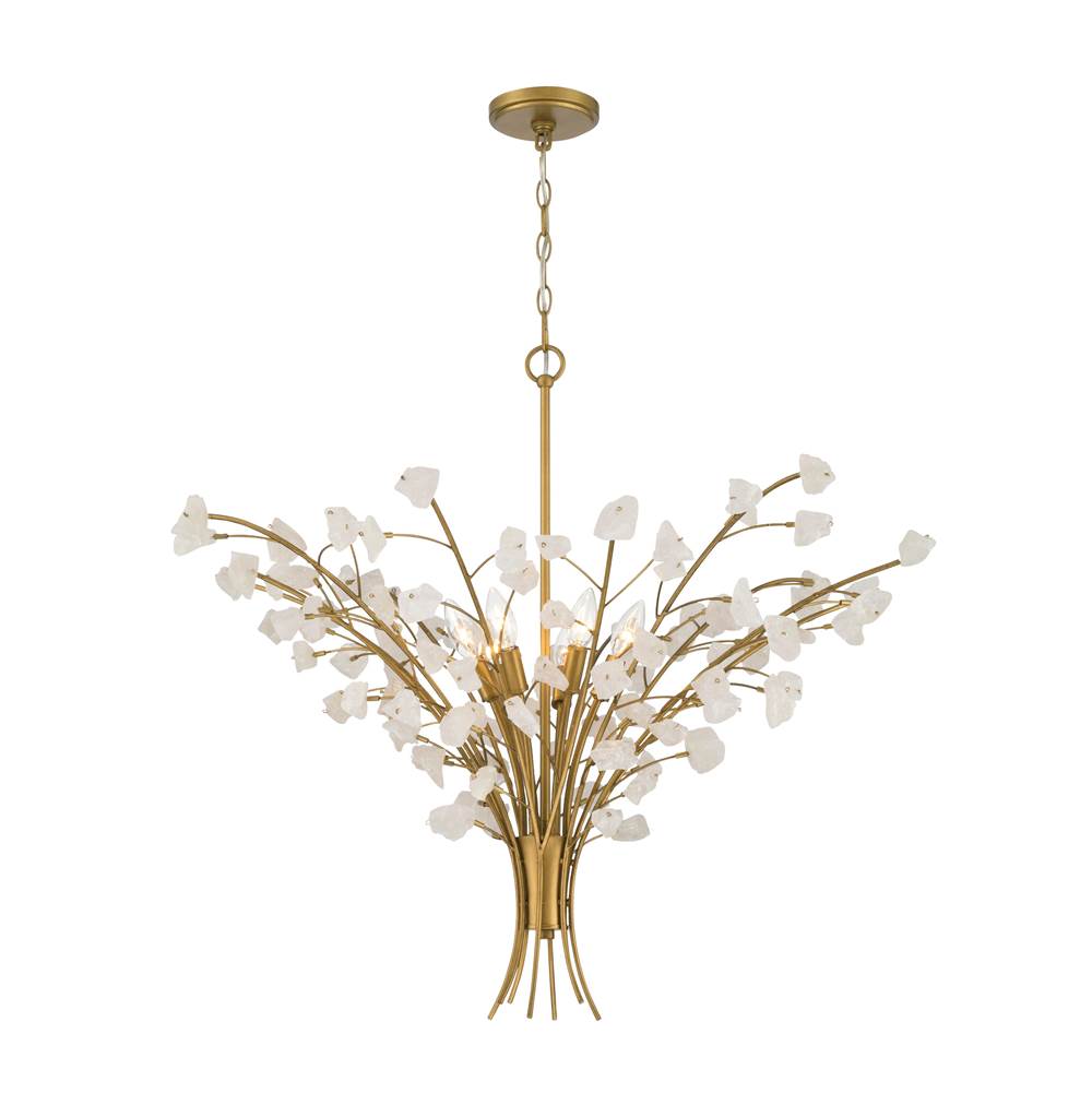 Minka-Lavery 13956-870 Painted Legacy Brass Ramus 36.25'' 6-light Chandelier Image 1