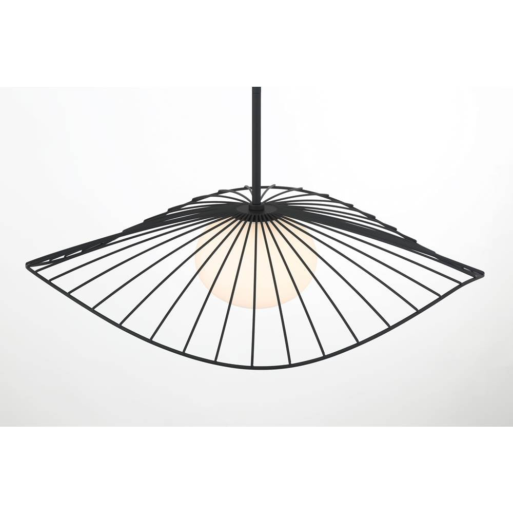 Minka-Lavery 140-899 Dark Matte Black 1 Light Pendant Image 5