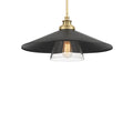 Minka-Lavery Segan 1-light Coal And Soft Brass Mini Pendant