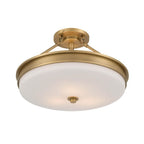 Minka-Lavery 14086-732 Legacy Brass Halora 15.25'' 3-light Semi-flush Mount Image 7