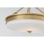 Minka-Lavery 14086-732 Legacy Brass Halora 15.25'' 3-light Semi-flush Mount Image 5