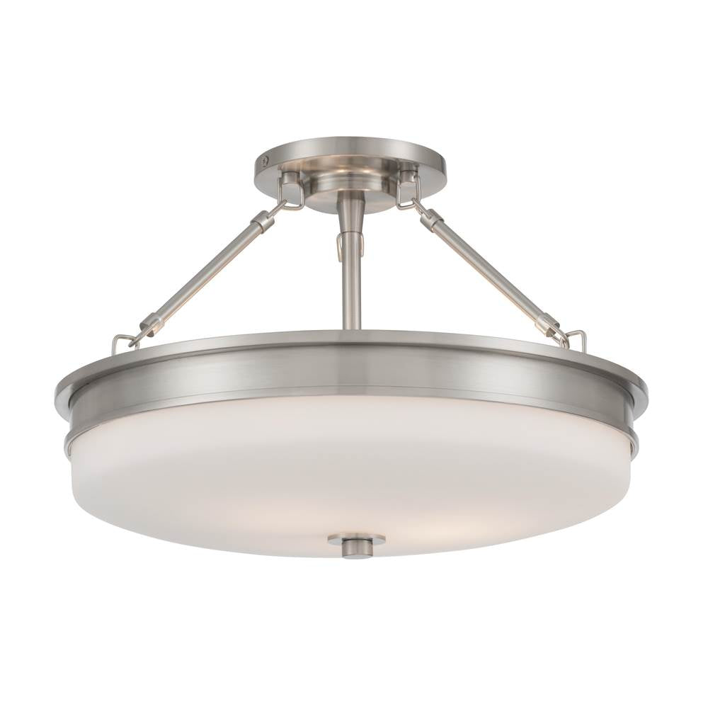 Minka-Lavery Halora 15.25'' 3-light Semi-flush Mount