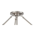 Minka-Lavery 14086-84 Brushed Nickel Halora 15.25'' 3-light Semi-flush Mount Image 6