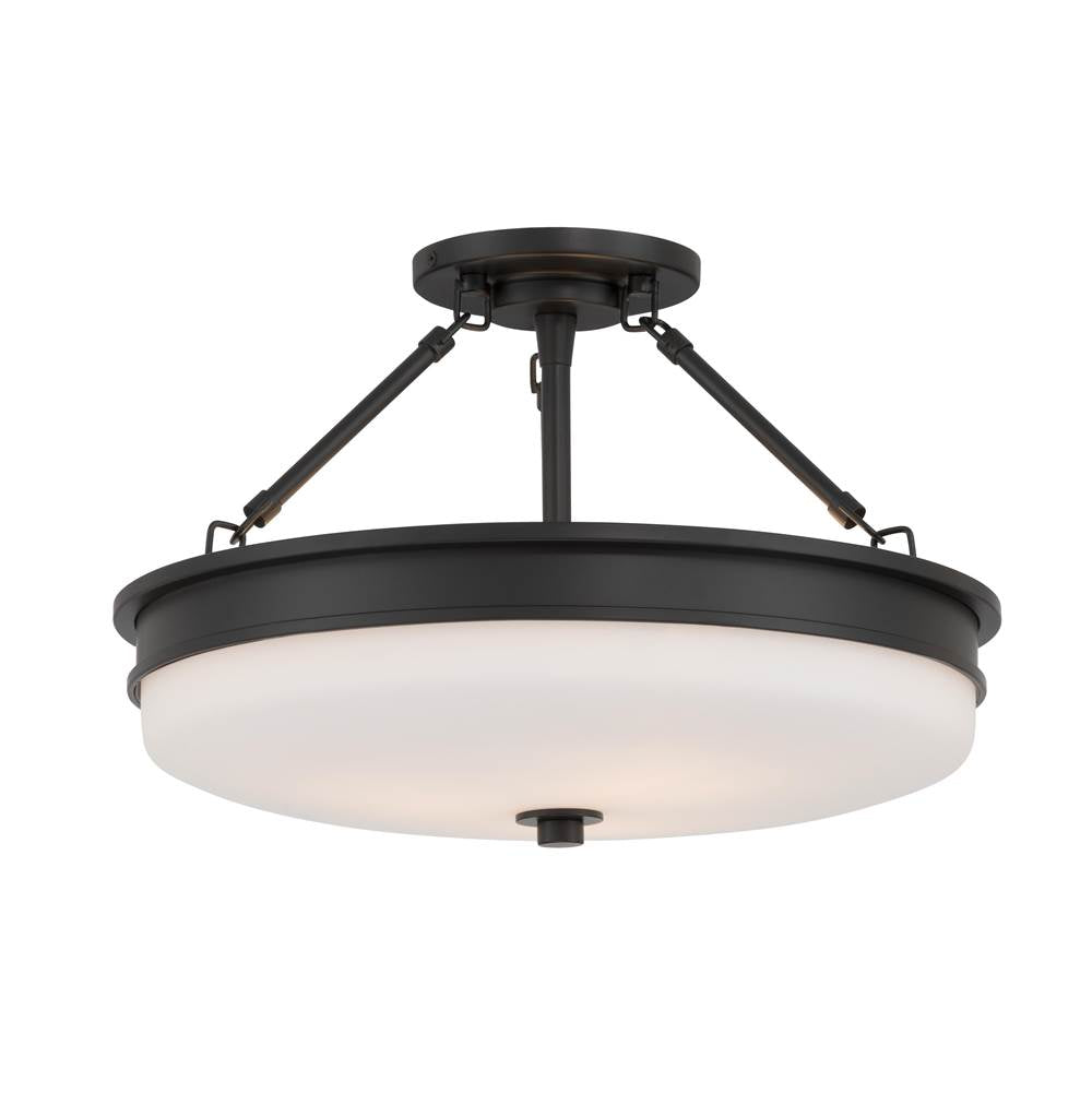 Minka-Lavery Halora 15.25'' 3-light Semi-flush Mount