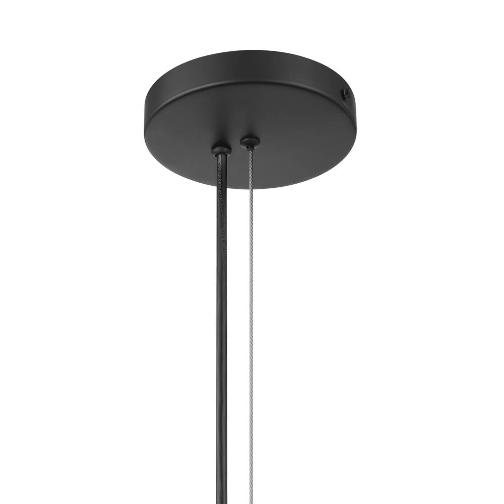 Minka-Lavery 141-899 Dark Matte Black 1 Light Pendant Image 2